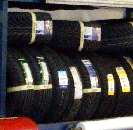 Tyres and Wheel Balancing - We have a selection of brands of tyre in stock, wheel balancing, all your tyre requirements... Dyfi Yard Repairs