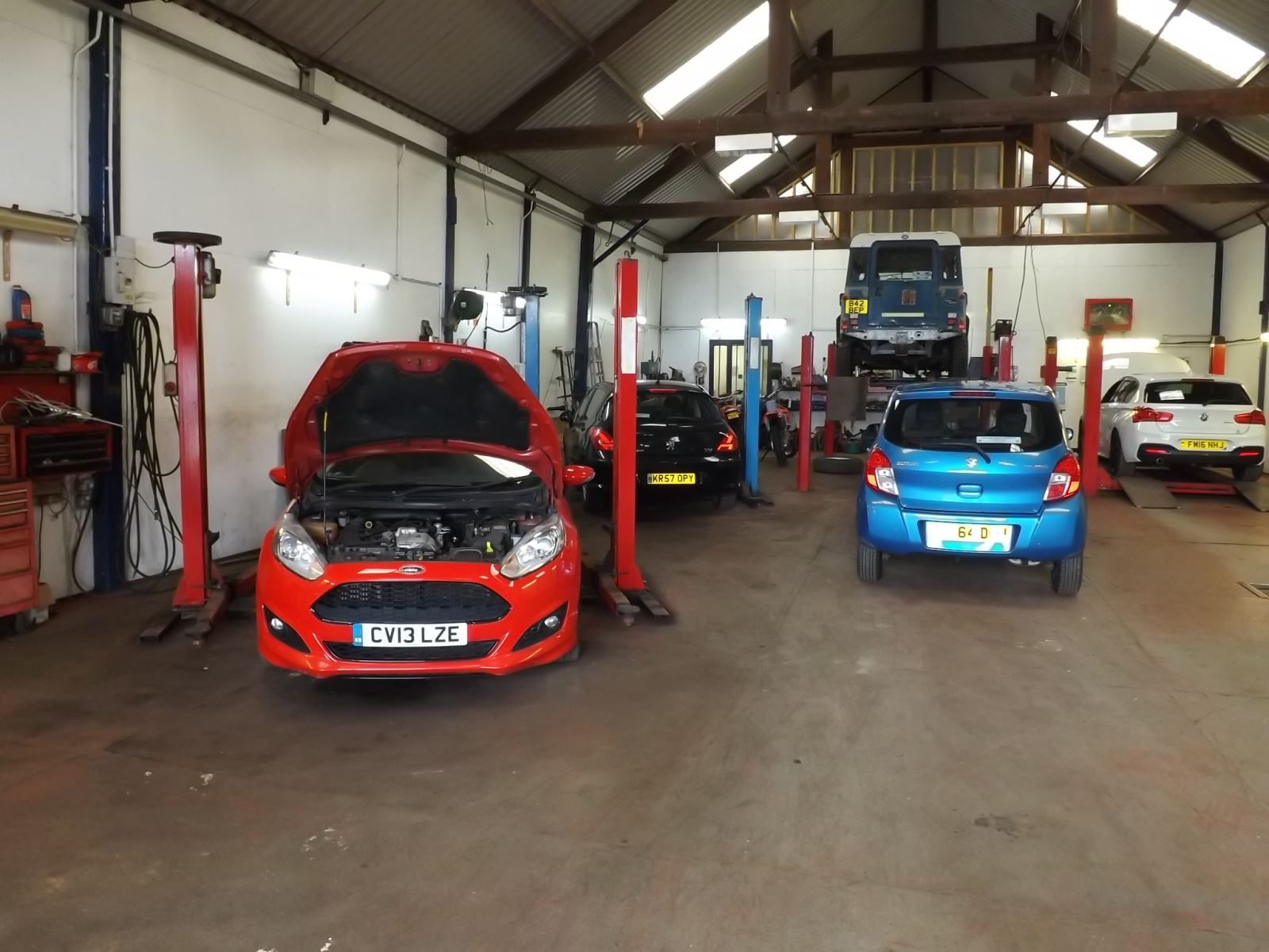 MOT Testing at Dyfi Yard Repairs