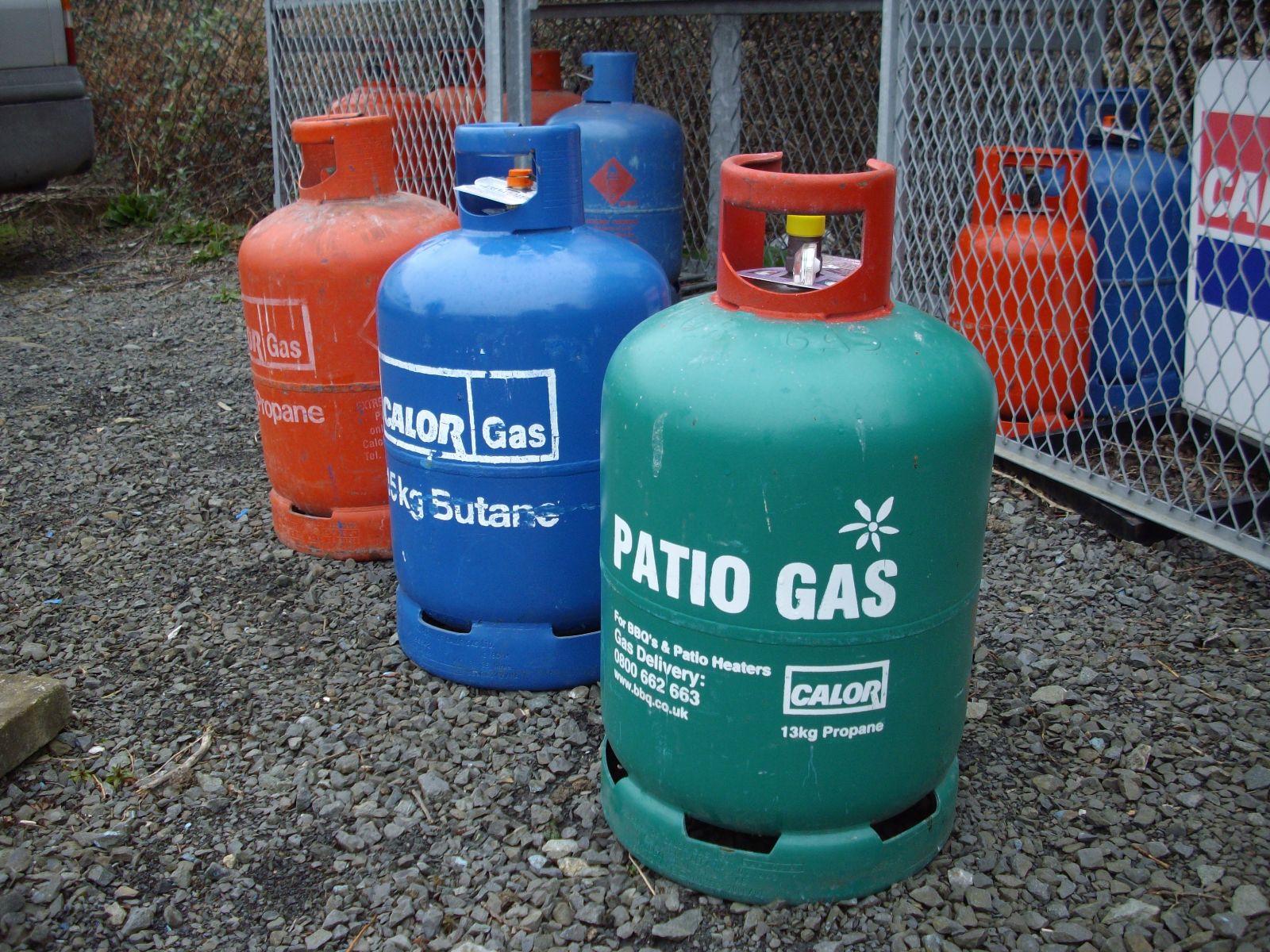 Bottled Gas available