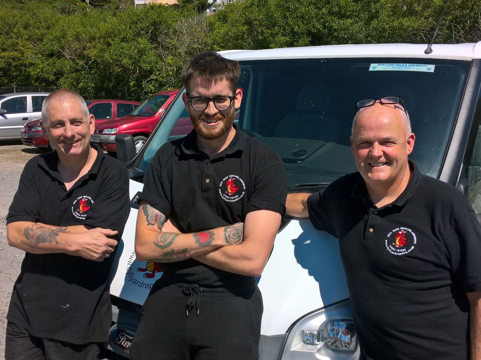 The team at Dyfi Yard Repairs Ltd